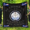 Marshall Islands Polynesian Quilt Grey Love Style J11 Quilt  Quilt